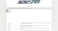 Desktop Screenshot of komster.com
